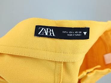 buty bpc: Zara, Material trousers for women, size L — 4