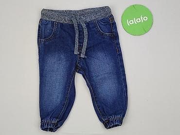 cropp top: Spodnie jeansowe, F&F, 6-9 miesięcy, stan - Idealny — 2