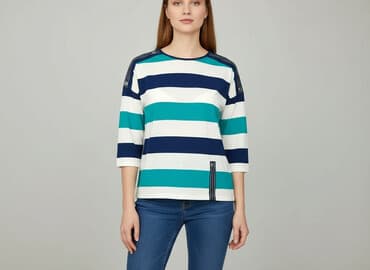 koszula wiya w paski: Bluzka damska, rozmiar L — 6