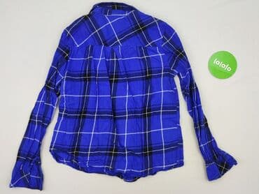 koszula w bialo niebieska krate damska: Moodo, Women`s shirt, size M — 4