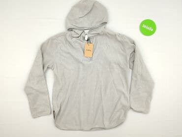 niebieska bluzka h m: H&M, Bluza z kapturem damska, rozmiar XS — 3