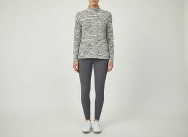 bluzki z printem: Golf damski, rozmiar L — 7