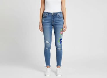 mom fit zara jeans: Zara, Jeansy damskie, rozmiar XS — 6