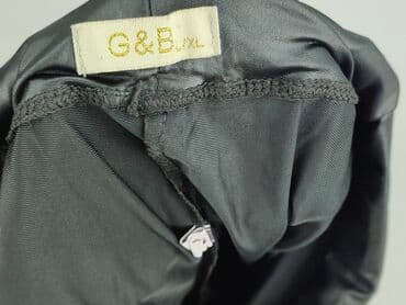 rajstopy czarne z wzorem: Legginsy Eleganckie damskie, rozmiar XL — 4
