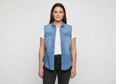 lidl kurtka jeansowa: Denim Co, Kamizelka damska, rozmiar XL — 6