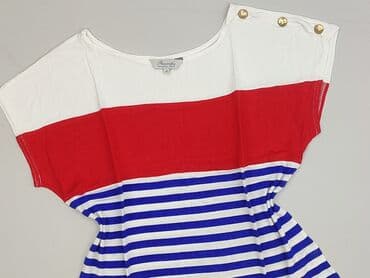 bluzka żółta w czarne paski: Peacocks, Bluzka damska, rozmiar L — 1