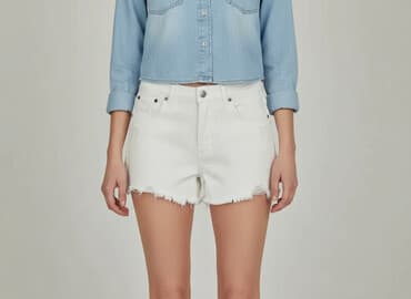 szorty biale zara: Zara, Szorty damskie, rozmiar XS — 1