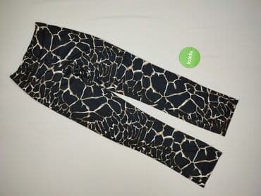 leopard print jeans: Spodnie materiałowe damskie, rozmiar XS — 3