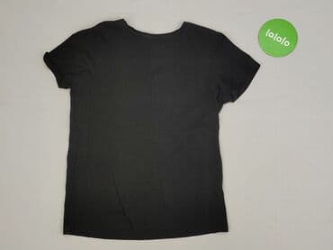czarne koszulki damskie z nadrukiem: Футболка жіноча, розмір S — 2