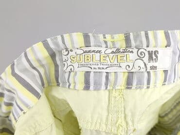 żółte krótkie spodenki: Sublevel, Szorty damskie, rozmiar XS — 4