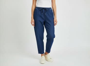 dżinsy ze ściągaczami damskie: Jeansy damskie, rozmiar S — 8