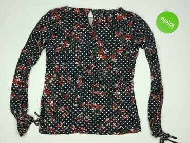 eleganckie bluzki w kwiaty: Bluzka damska, rozmiar M — 3