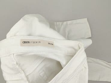 biale szerokie jeansy: Asos, Jeansy damskie, rozmiar XL — 4