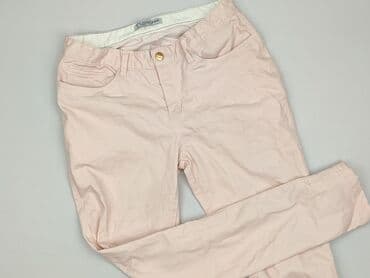 legginsy woskowane wysoki stan: Material trousers for women, size L (EU 40) — 1