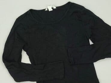 czarne body z długim rękawem h m: H&M, Women's blouse, size S — 2