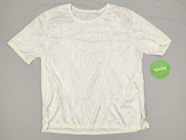 koszula z haftem ludowym: Bluzka damska, rozmiar 4XL — 2