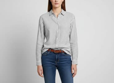 bluzka w paski meska: H&M, Koszula damska, rozmiar S — 1