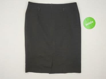 czarne długie spódnice z wysokim stanem: Spódnica damska, XL — 3