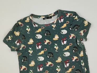 koszulka z kotem sinsay: Sinsay, T-shirt damski, rozmiar S — 1