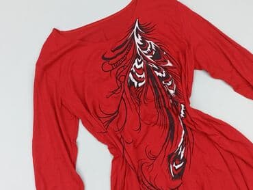 sweter piórkowy na drutach: Tunika damska, rozmiar S — 1