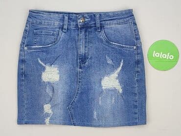 spodenki spódniczka jeans: Spódnica damska, rozmiar S — 2