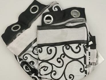 Zasłony na przelotkach – komplet 2 szt. - Wzór: dekoracyjne pasy i at lalafo.pl Zasłony na przelotkach – komplet 2 szt. - Wzór: dekoracyjne pasy i