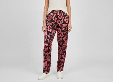 zara spodnie paperbag: Zara, Material trousers for women, size XS — 1