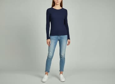 koszulki z długim rękawem damskie samsoe samsoe: Monki, Women`s T-shirt, size S — 1