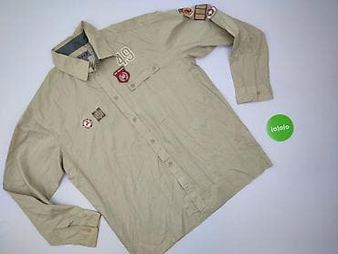 khaki: Koszulа dla mężczyzn, rozmiar 2XL — 2