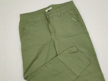 oliwkowe buty: Spodnie materiałowe damskie, rozmiar M — 1