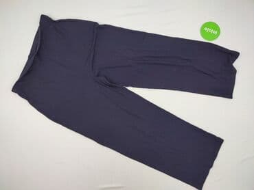 Women's Clothing: Material trousers for women, size 2XL (EU 44) — 2