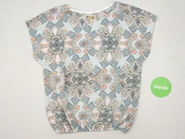 bluzki z baskinką duże rozmiary: Blue, Bluzka damska, rozmiar XL — 2