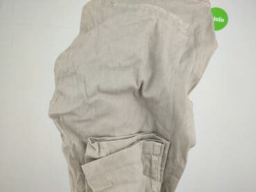 spodnie woskowane beż: H&M, Spodnie materiałowe damskie, rozmiar L — 5