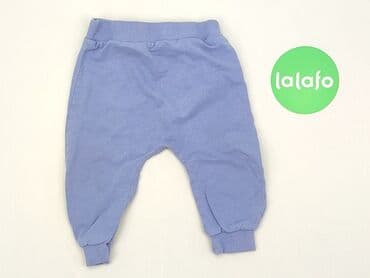 biale spodnie woskowane: Sweatpants, Fox&Bunny, 9-12 months, condition - Good — 2
