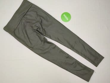 woskowane legginsy z wysokim stanem: Legginsy Ze skóry ekologicznej damskie, rozmiar One size — 3