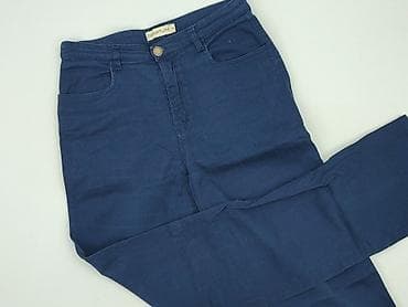 jeansy skorzane: Spodnie materiałowe damskie, rozmiar S — 1