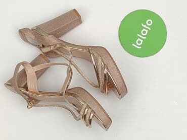 jakie buty do srebrnej sukienki: Sandały damskie, 37 — 4