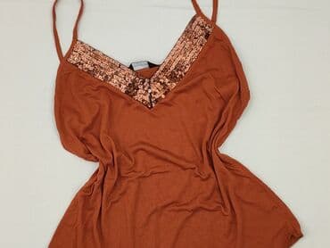 złota bluzka cekinowa: Florence + Fred, T-shirt damski, rozmiar M — 1