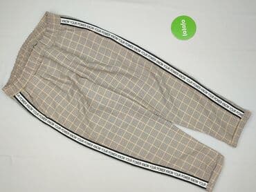 piżama w paski: Spodnie materiałowe damskie, S — 2