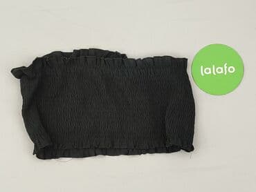 góra od stroju kąpielowego z falbaną: Top damski, rozmiar S — 3