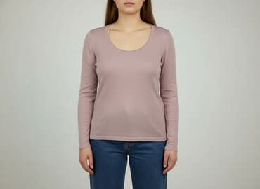 lawendowa bluzki damskie: Moda, Bluzka damska, rozmiar XL — 7