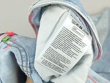 jeansowe: Denim, Spodnie 3/4 damskie, rozmiar S — 5