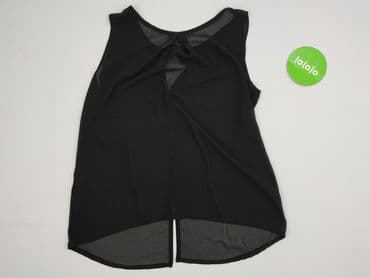 czarne bluzki z przezroczystymi rękawami: Bluzka damska, rozmiar S — 3