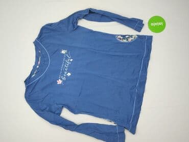 niebieskie sukienki plus size: Bluzka damska, 2XL — 2