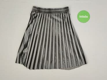 spódnice plisowane srebrne: Women`s skirt, size S — 4