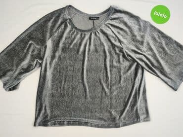 srebrne dodatki do sukienki: Bluzka damska, rozmiar XL — 2