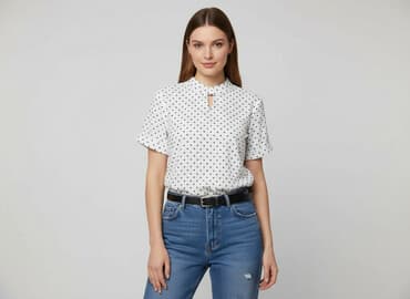 bluzki do spodni z wysokim stanem: Bluzka damska, rozmiar L — 6