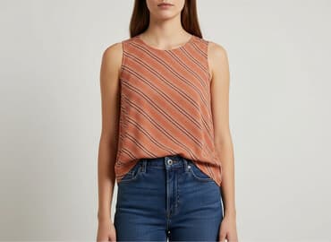 złoty top damski: New Look, Women`s top, size L — 1