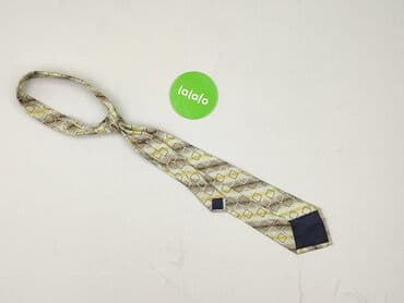 złote dodatki do zielonej sukienki: Краватка, колір - Жовтий, стан - Дуже гарний — 3