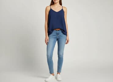 długość koszulki a wzrost: Esmara, Bluzka damska, M — 6